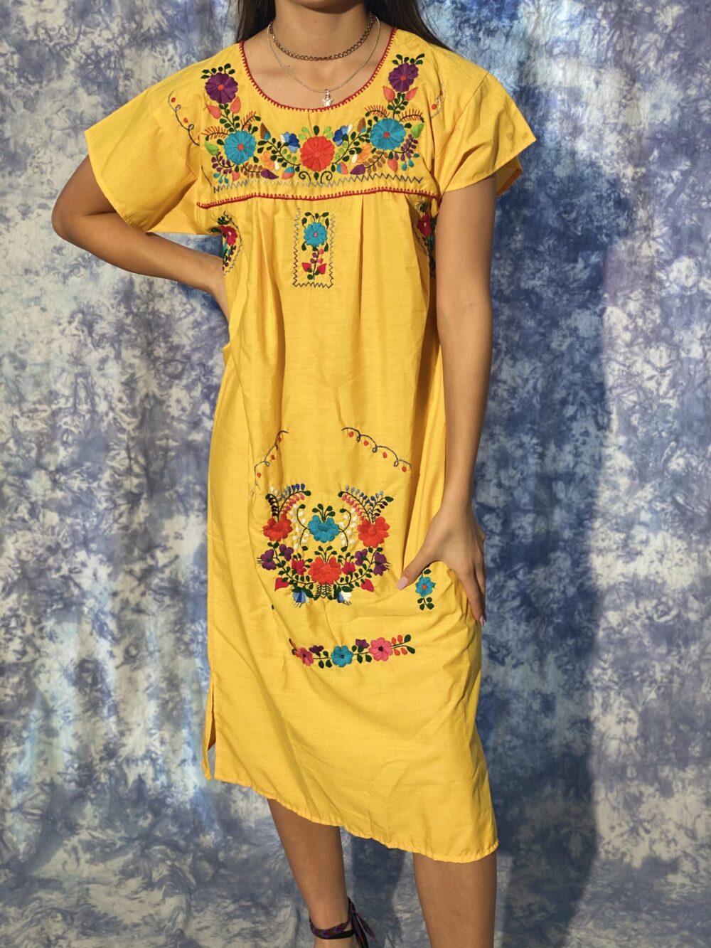 MEXICAN PUEBLA DRESSES - LONG