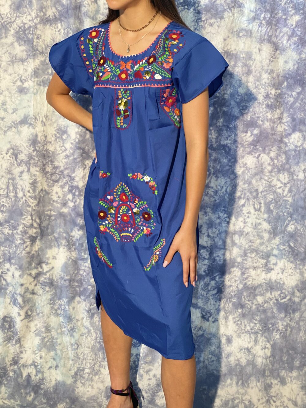 MEXICAN PUEBLA DRESSES - LONG