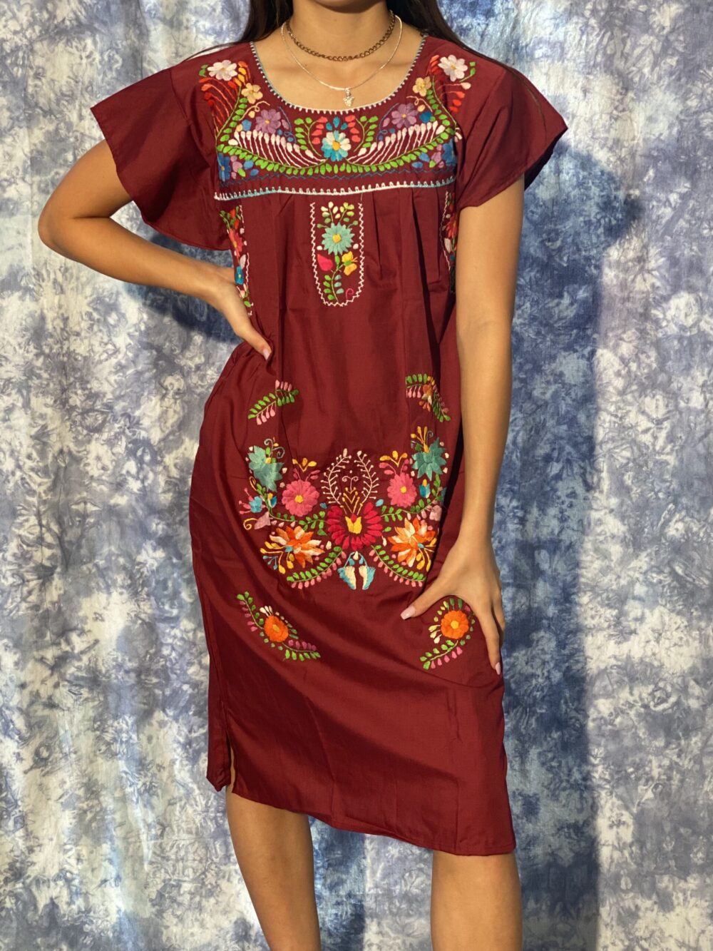 MEXICAN PUEBLA DRESSES - LONG