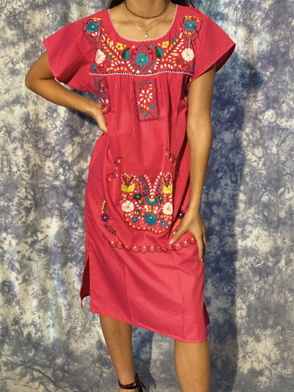 MEXICAN PUEBLA DRESSES - LONG