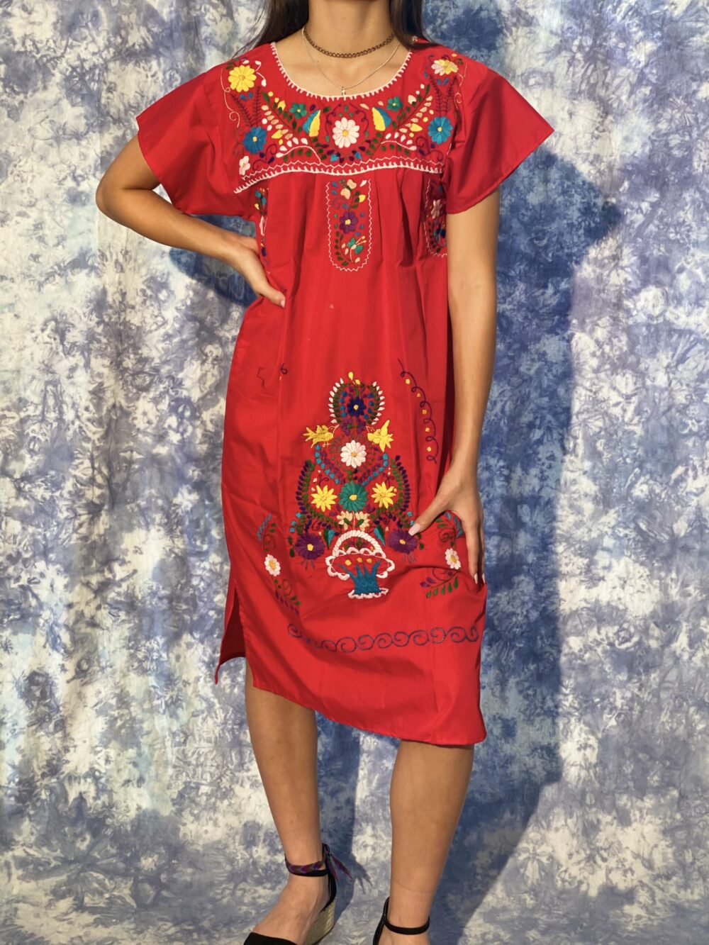 MEXICAN PUEBLA DRESSES - LONG