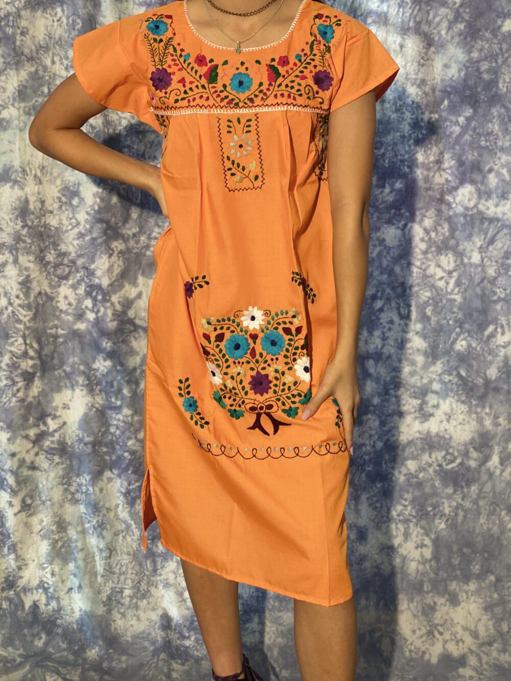 MEXICAN PUEBLA DRESSES - LONG